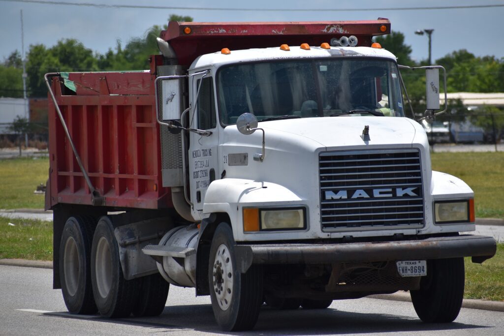 A Mack truck